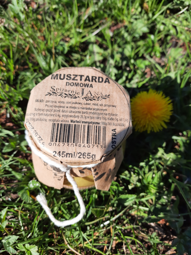 Musztarda Domowa- Spiżarnia Jana 245ml Musztarda Domowa- Spiżarnia Jana 245ml
