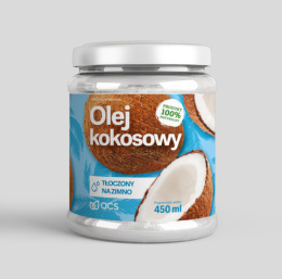 Olej kokosowy tłoczony na zimno OLIWIA KASZUBSKA 450ml