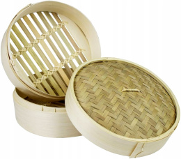 Parowar bambusowy 25 cm okrągły