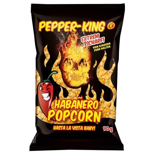 Popcorn z papryczką chili Habanero 90g Popcorn z papryczką chili Habanero 90g
