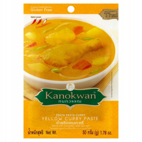 Pasta curry żółta KANOKWAN 50g