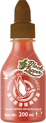 Sriracha z czarnym pieprzem 200ml