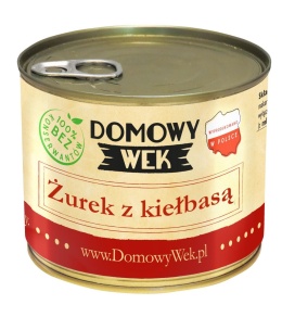 Żurek z kiełbasą- konserwa 550g DOMOWY WEK