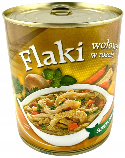 Flaki wołowe w rosole YABRA 800g