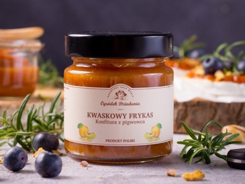 Konfitura z pigwowca- Kwaskowy Frykas 210g OGRÓDEK DZIADUNIA Konfitura z pigwowca- Kwaskowy Frykas 210g OGRÓDEK DZIADUNIA