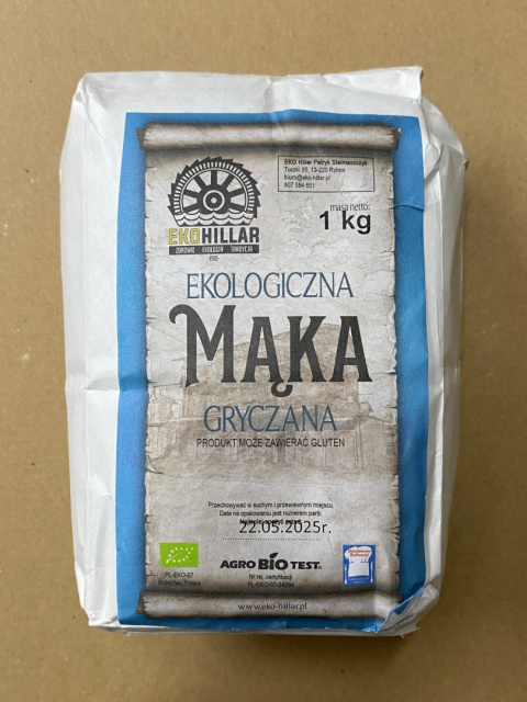 Mąka Gryczana razowa 1 kg EKOHILLAR