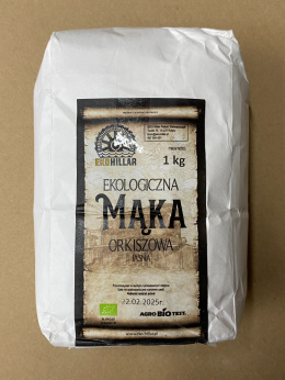 Mąka Orkiszowa jasna 1 kg EKOHILLAR